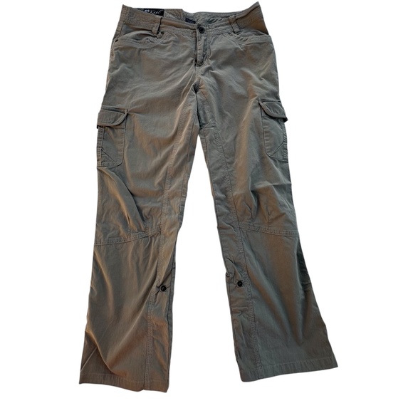 KUHL Women Splash Roll-Up Pants Cargo Hiking Gorpcore Outdoor Cabin Khaki Tan 10 - Picture 5 of 15